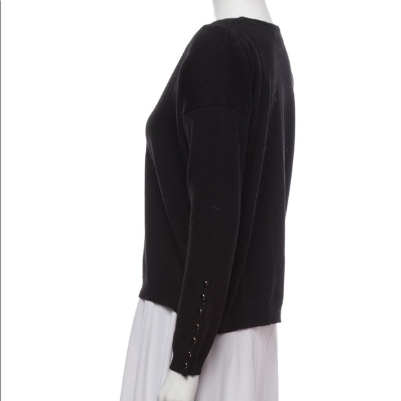 Sezane Amedee Pull in Black XS - Merino Wool - Picture 4 of 9